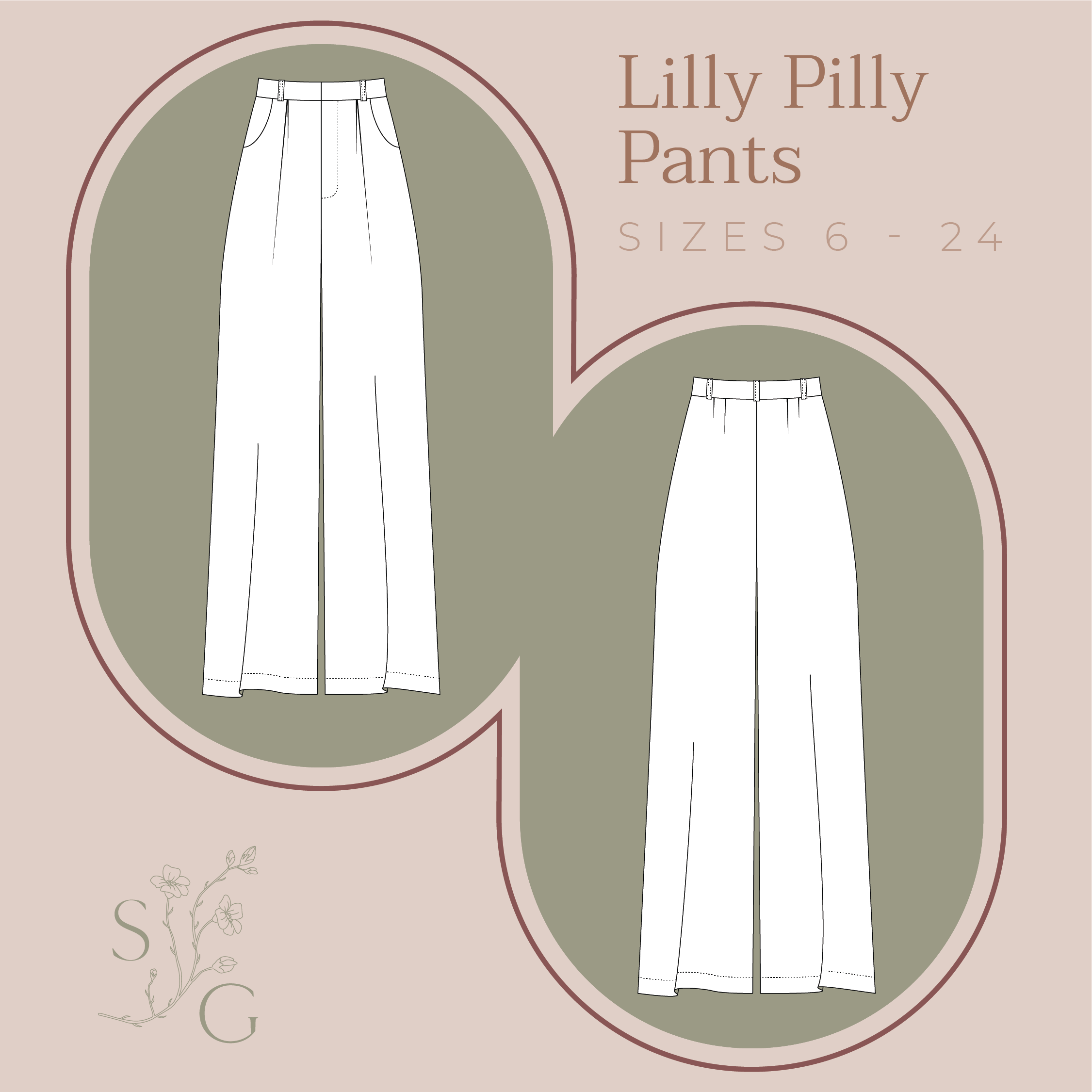 lilly pilly pants trade drawing